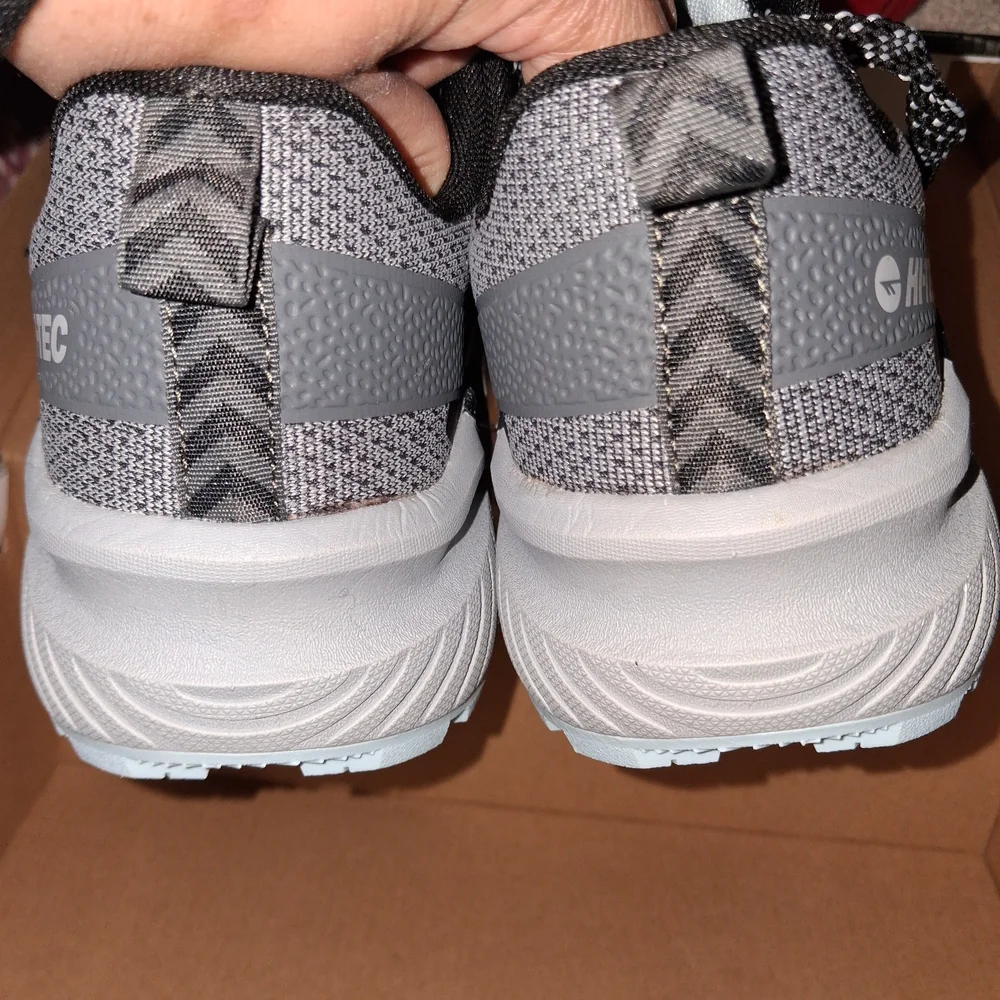 Hi-Tec Women's Black and Gray Trail‎ Running Shoes NWT Hiking Sneakers